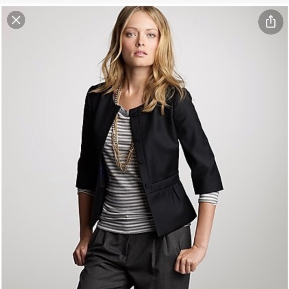 JCrew Peplum Blazer
